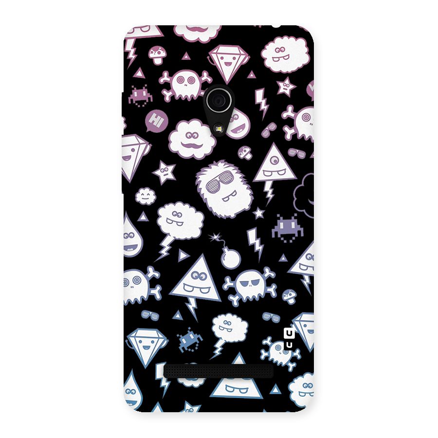 Funny Faces Back Case for Zenfone 5