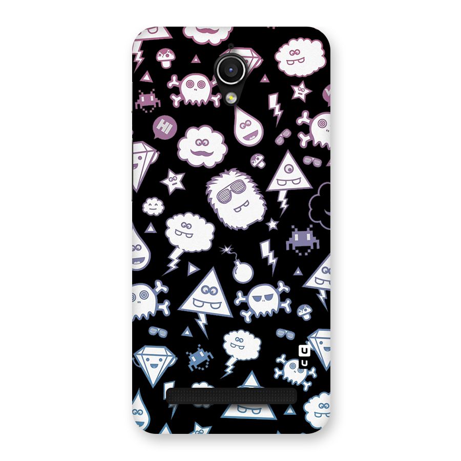 Funny Faces Back Case for Zenfone Go