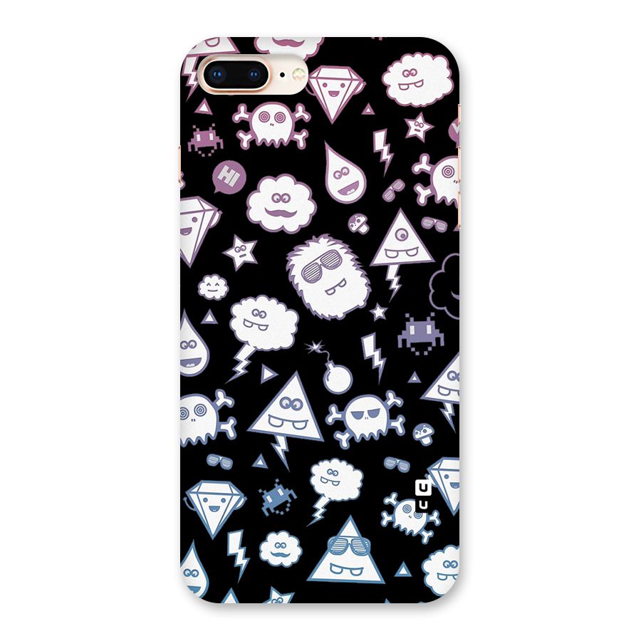 Funny Faces Back Case for iPhone 8 Plus