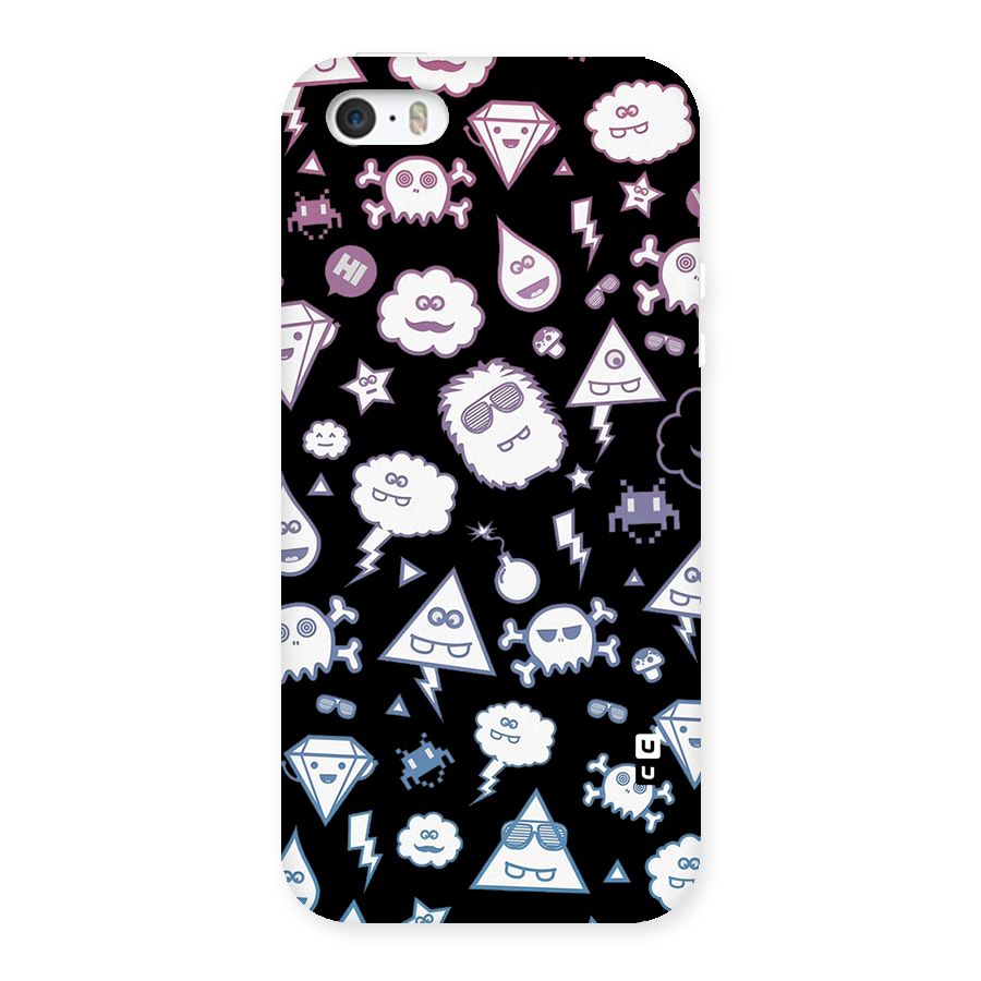 Funny Faces Back Case for iPhone SE
