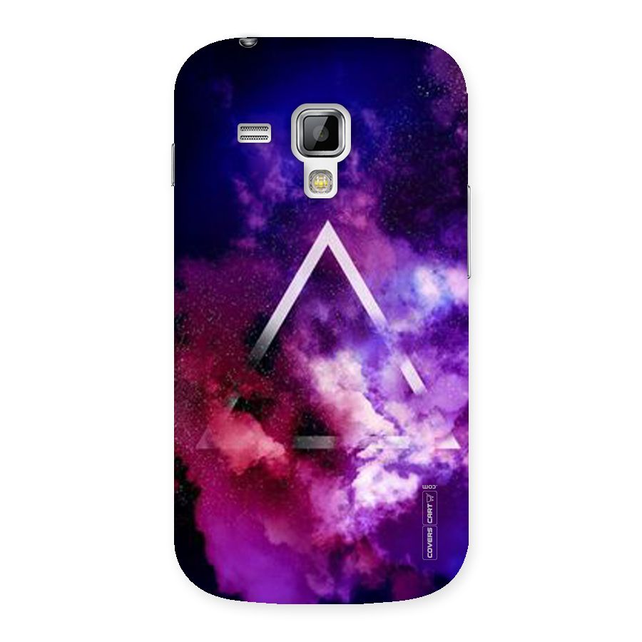 Galaxy Smoke Hues Back Case for Galaxy S Duos