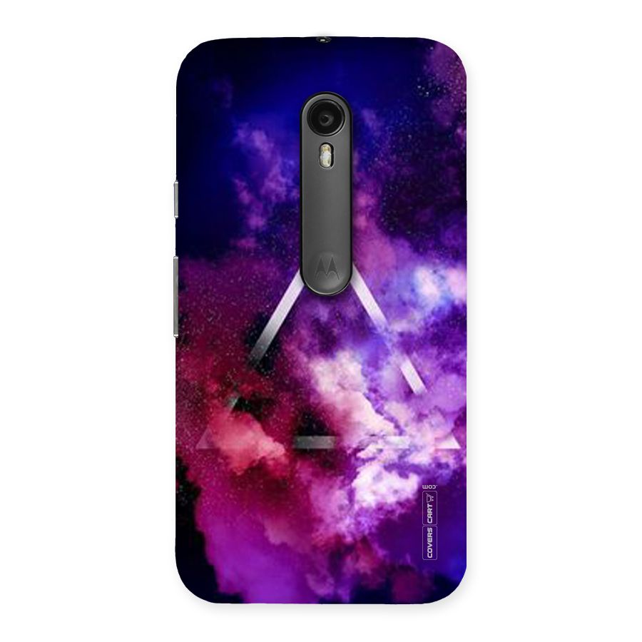 Galaxy Smoke Hues Back Case for Moto G3