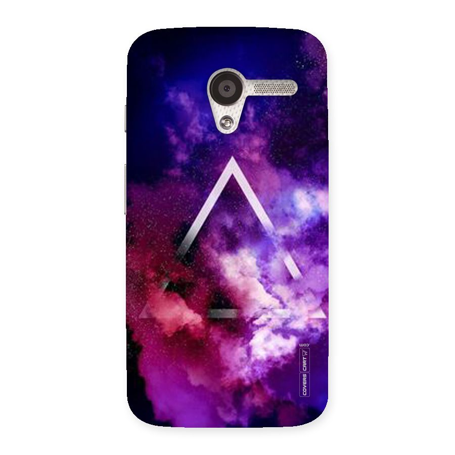 Galaxy Smoke Hues Back Case for Moto X