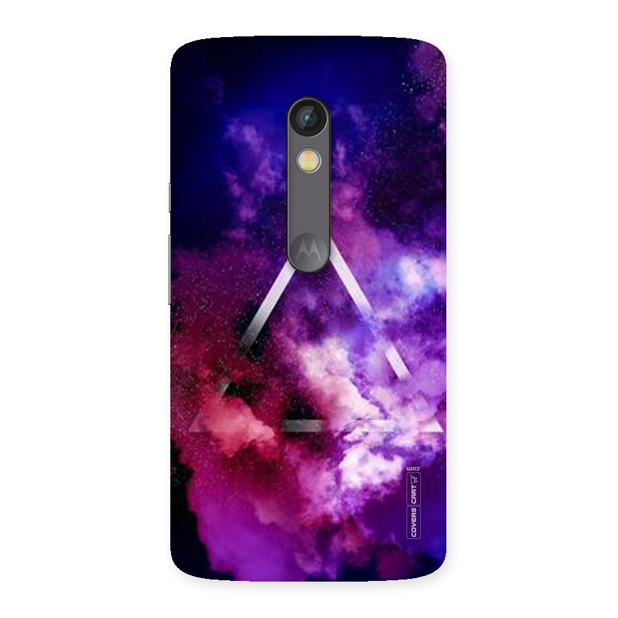 Galaxy Smoke Hues Back Case for Moto X Play