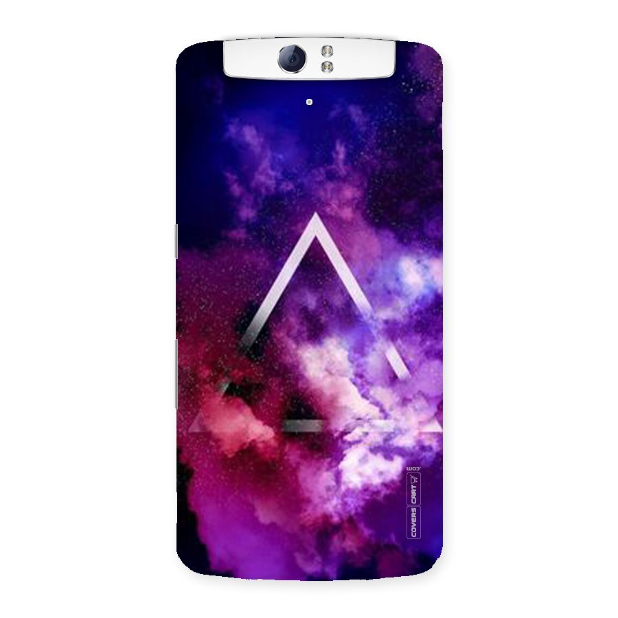 Galaxy Smoke Hues Back Case for Oppo N1