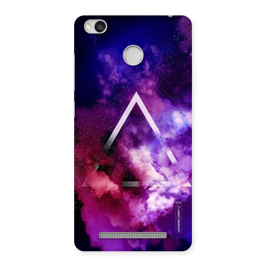 Galaxy Smoke Hues Back Case for Redmi 3S Prime