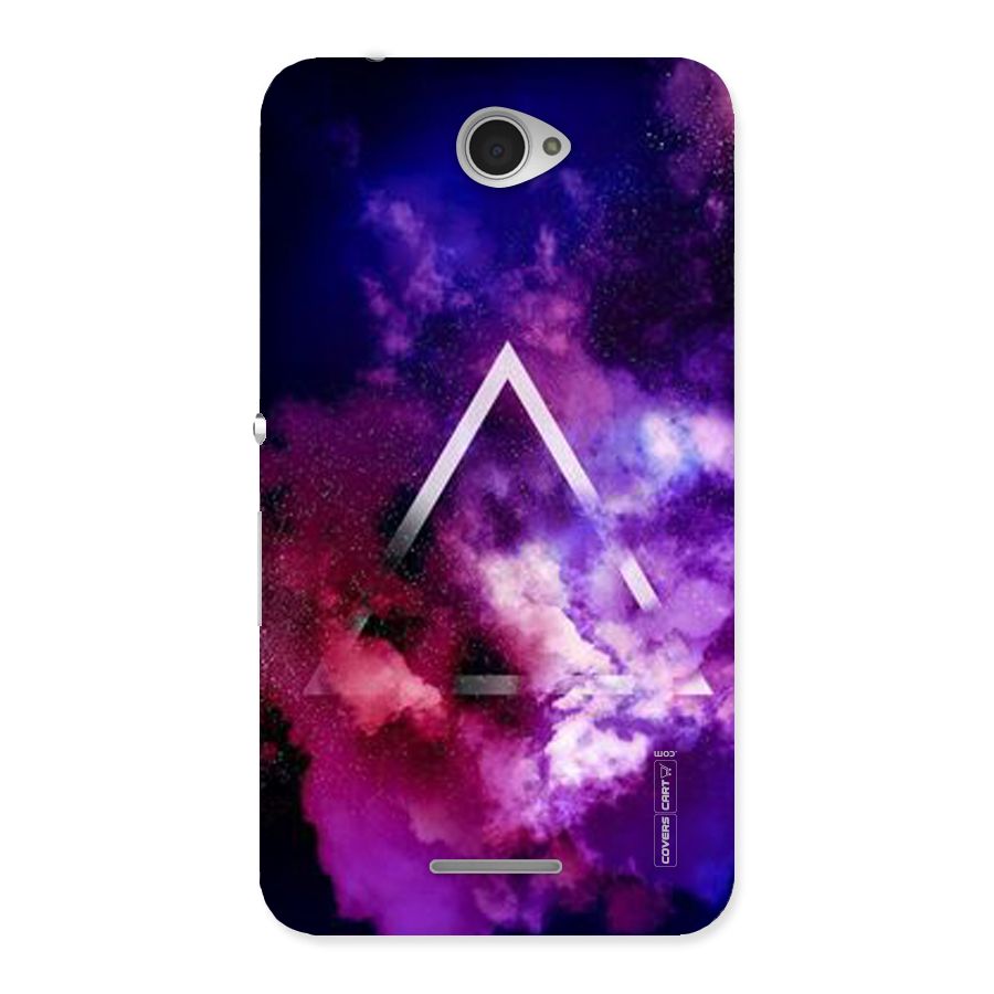 Galaxy Smoke Hues Back Case for Sony Xperia E4