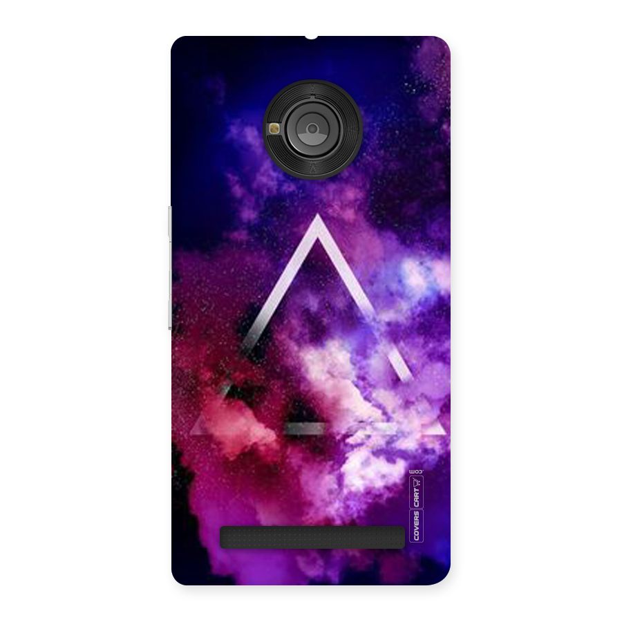 Galaxy Smoke Hues Back Case for Yu Yuphoria