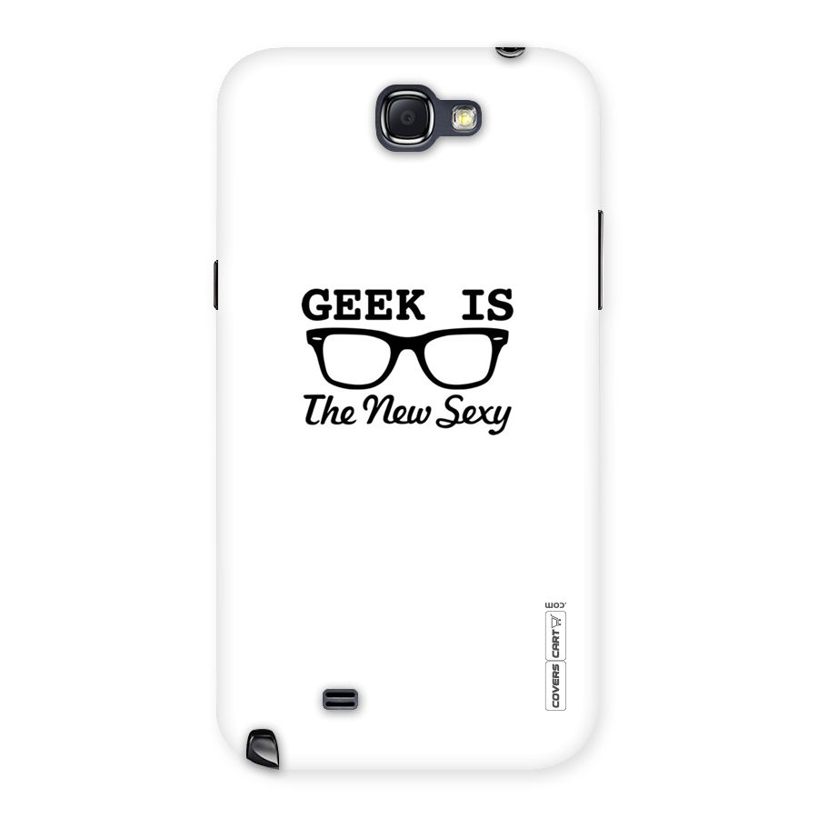 Geek Is The New Sexy Back Case for Galaxy Note 2