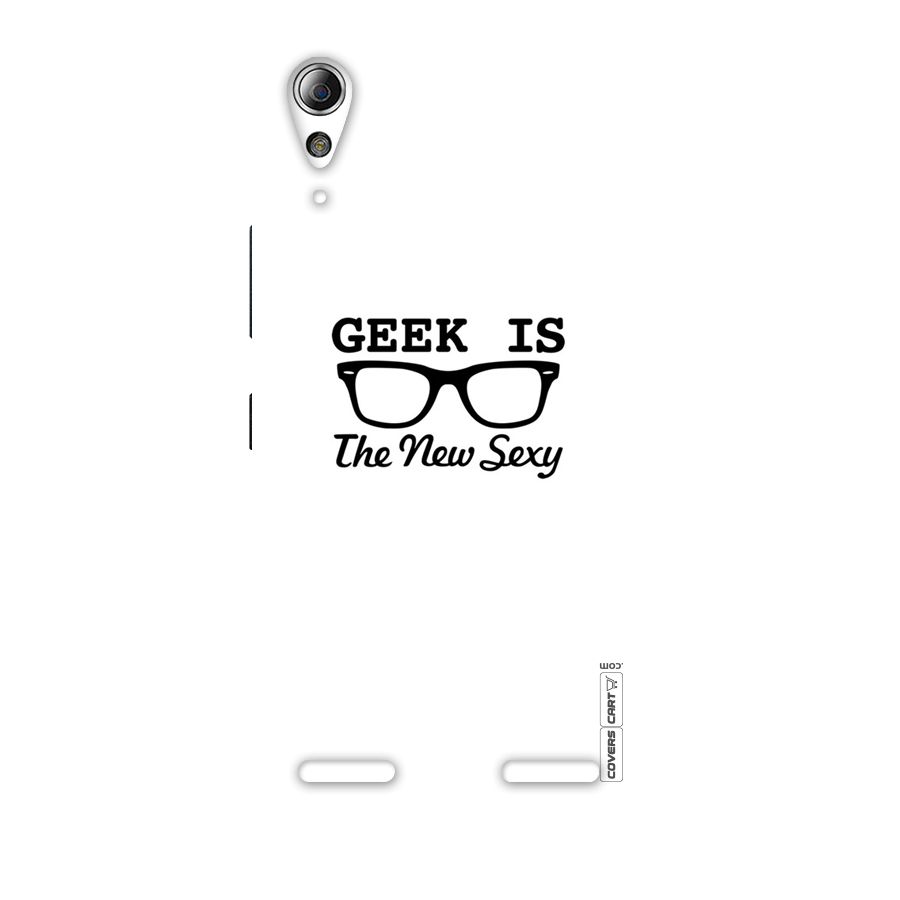 Geek Is The New Sexy Back Case for Lenovo A6000 Plus