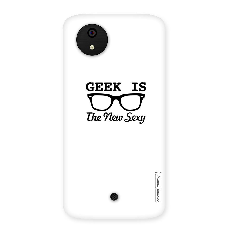 Geek Is The New Sexy Back Case for Micromax Canvas A1