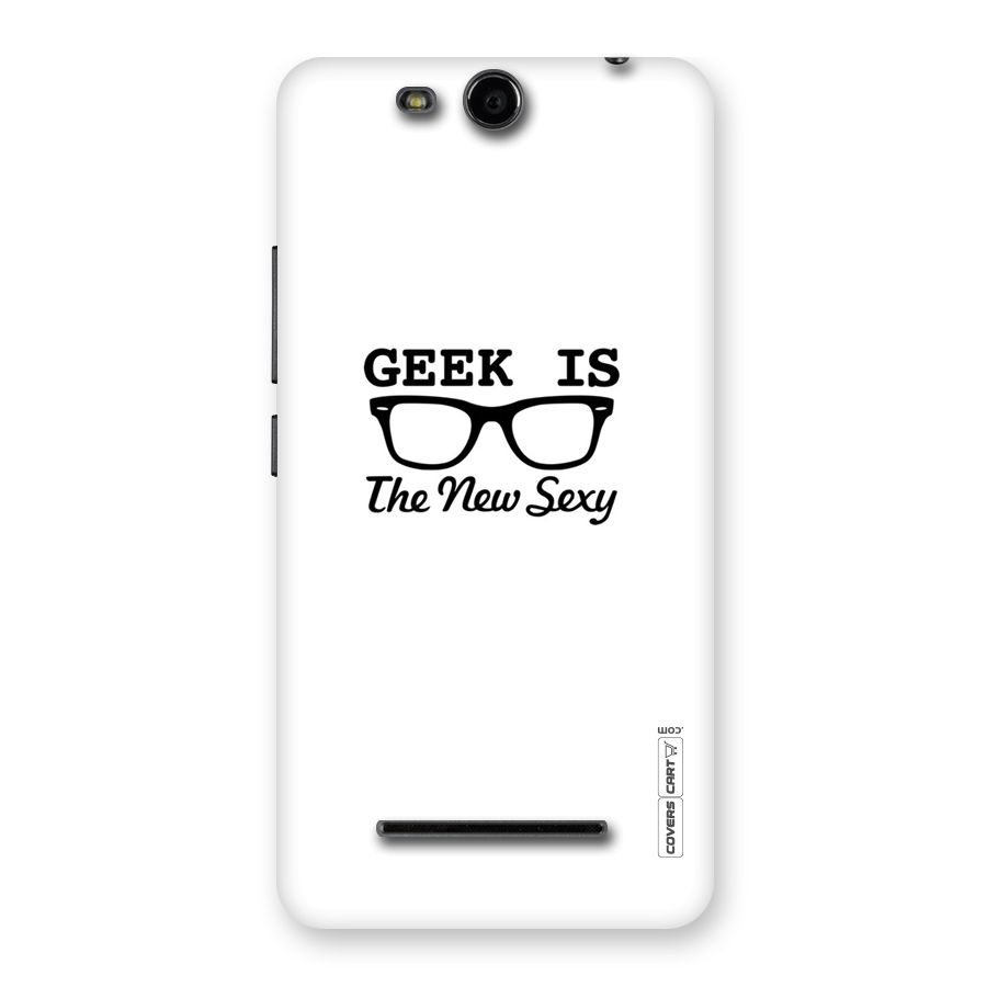 Geek Is The New Sexy Back Case for Micromax Canvas Juice 3 Q392