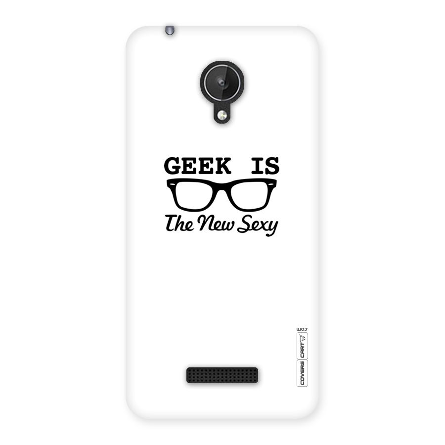 Geek Is The New Sexy Back Case for Micromax Canvas Spark Q380