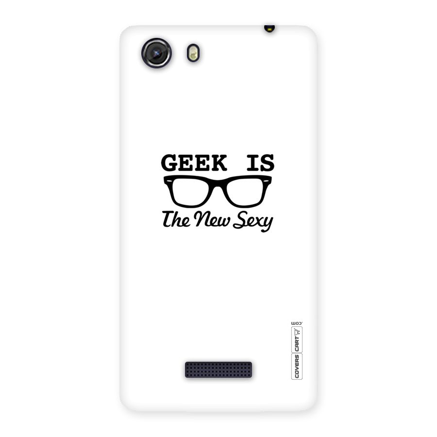 Geek Is The New Sexy Back Case for Micromax Unite 3