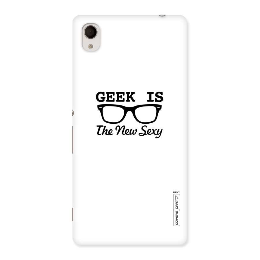 Geek Is The New Sexy Back Case for Xperia M4 Aqua