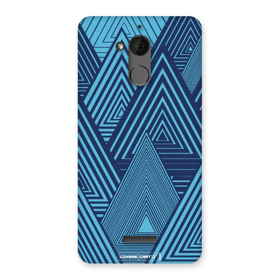 Geometric Blue Print Back Case for Coolpad Note 5