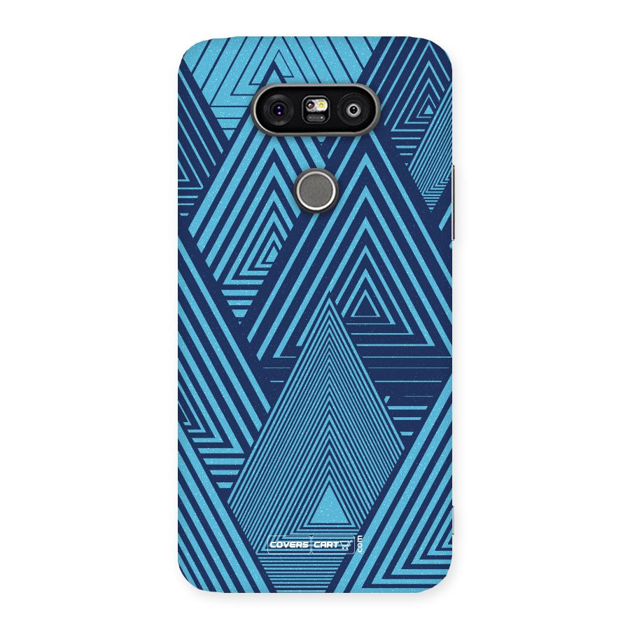 Geometric Blue Print Back Case for LG G5