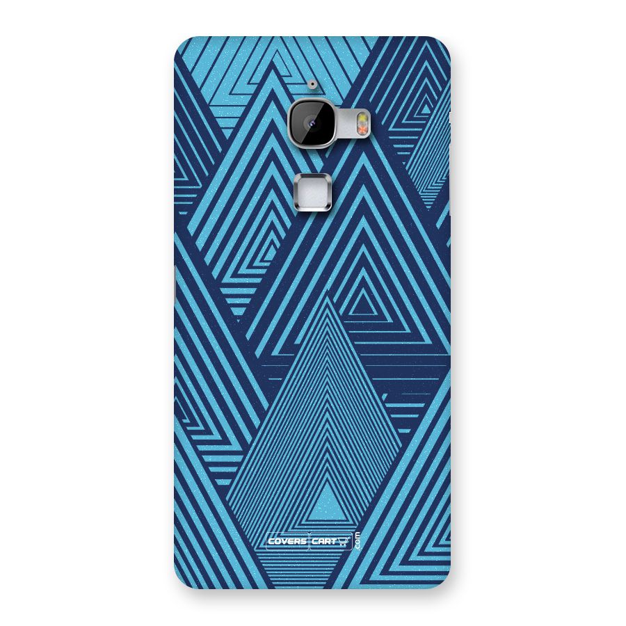 Geometric Blue Print Back Case for LeTV Le Max