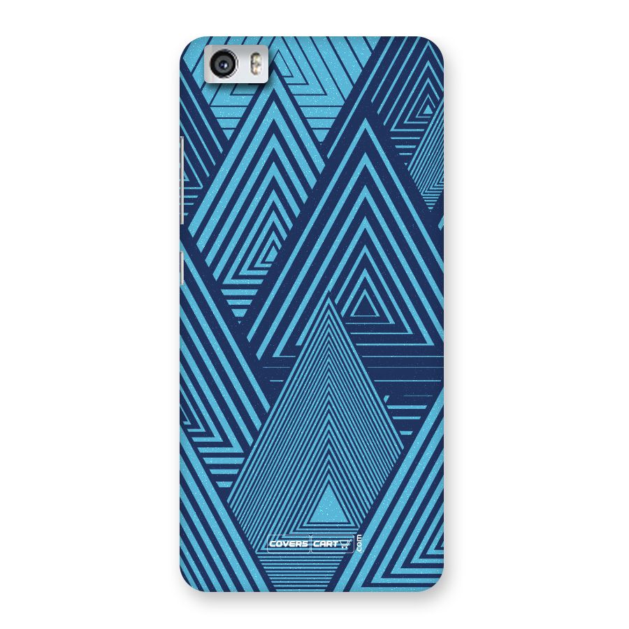 Geometric Blue Print Back Case for Xiaomi Redmi Mi 5