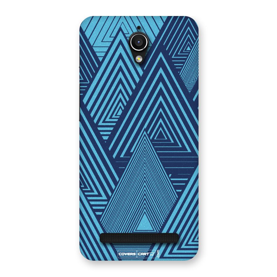 Geometric Blue Print Back Case for Zenfone Go