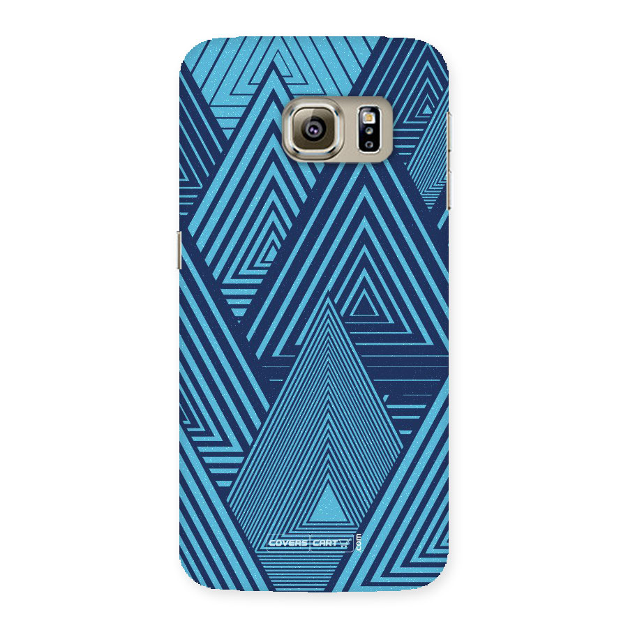 Geometric Blue Print Back Case for Galaxy S6 Edge Plus