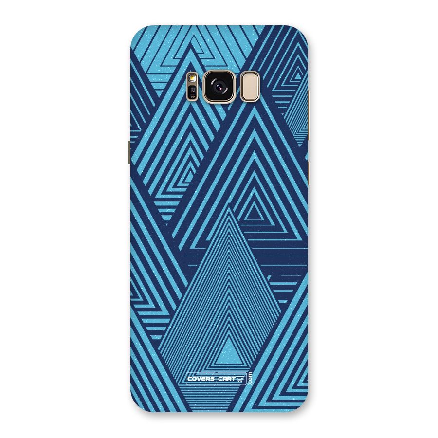 Geometric Blue Print Back Case for Galaxy S8 Plus
