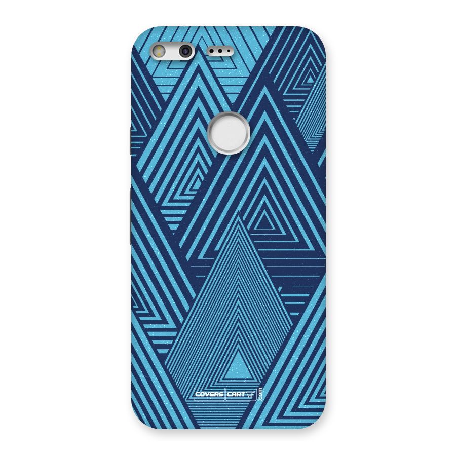 Geometric Blue Print Back Case for Google Pixel