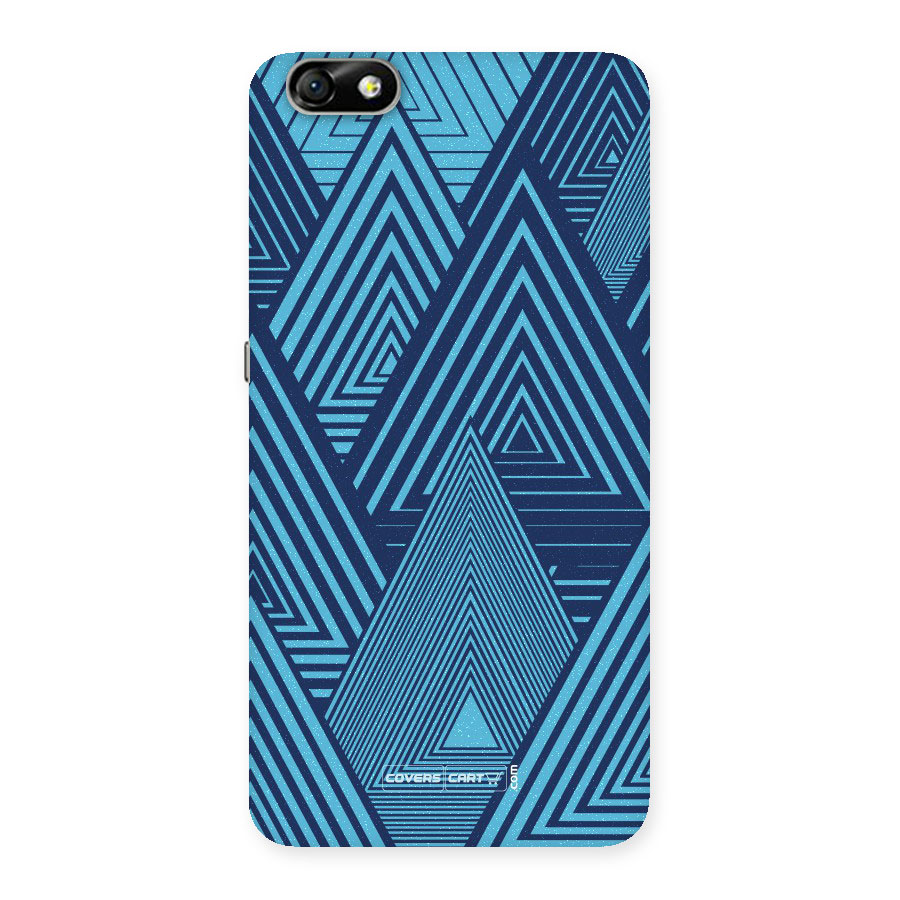 Geometric Blue Print Back Case for Honor 4X