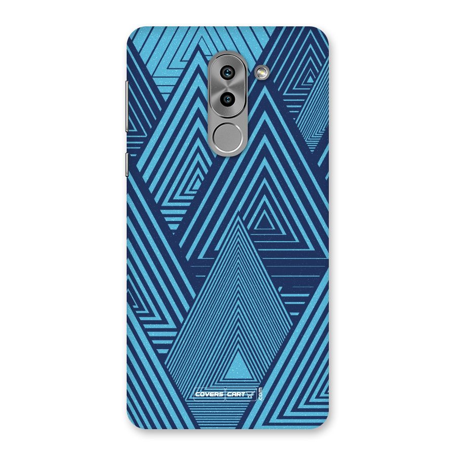 Geometric Blue Print Back Case for Honor 6X