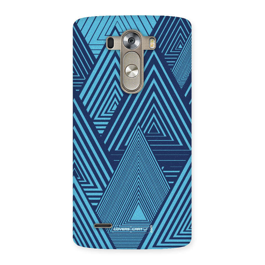 Geometric Blue Print Back Case for LG G3