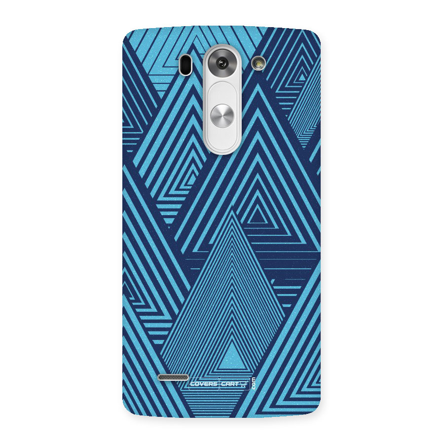 Geometric Blue Print Back Case for LG G3 Beat