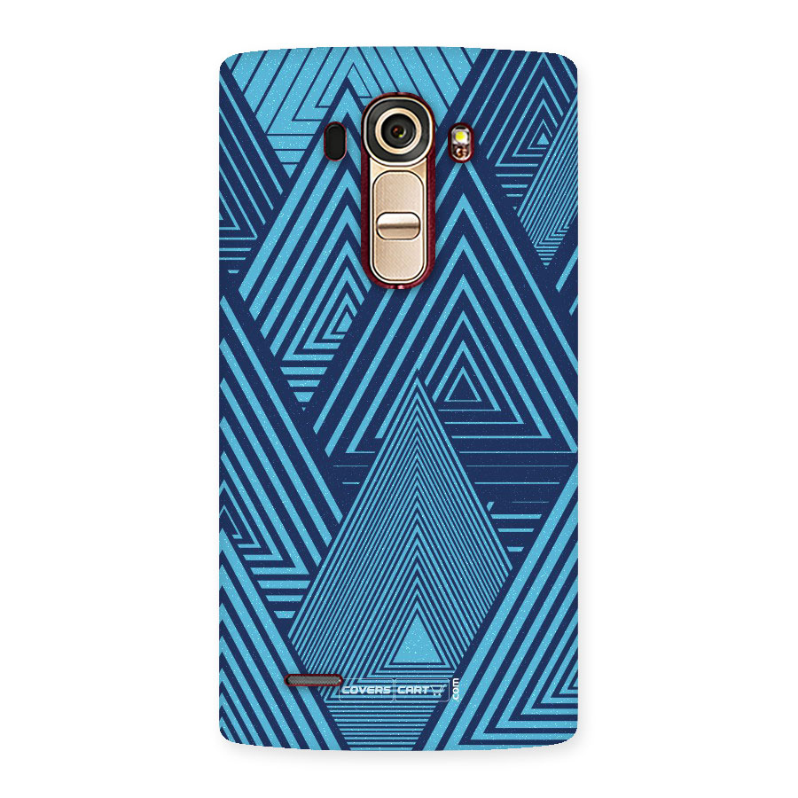 Geometric Blue Print Back Case for LG G4