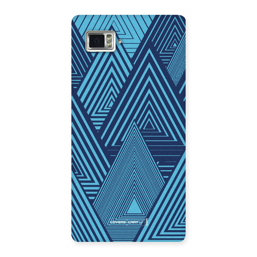 Geometric Blue Print Back Case for Lenovo Vibe Z2 Pro K920)