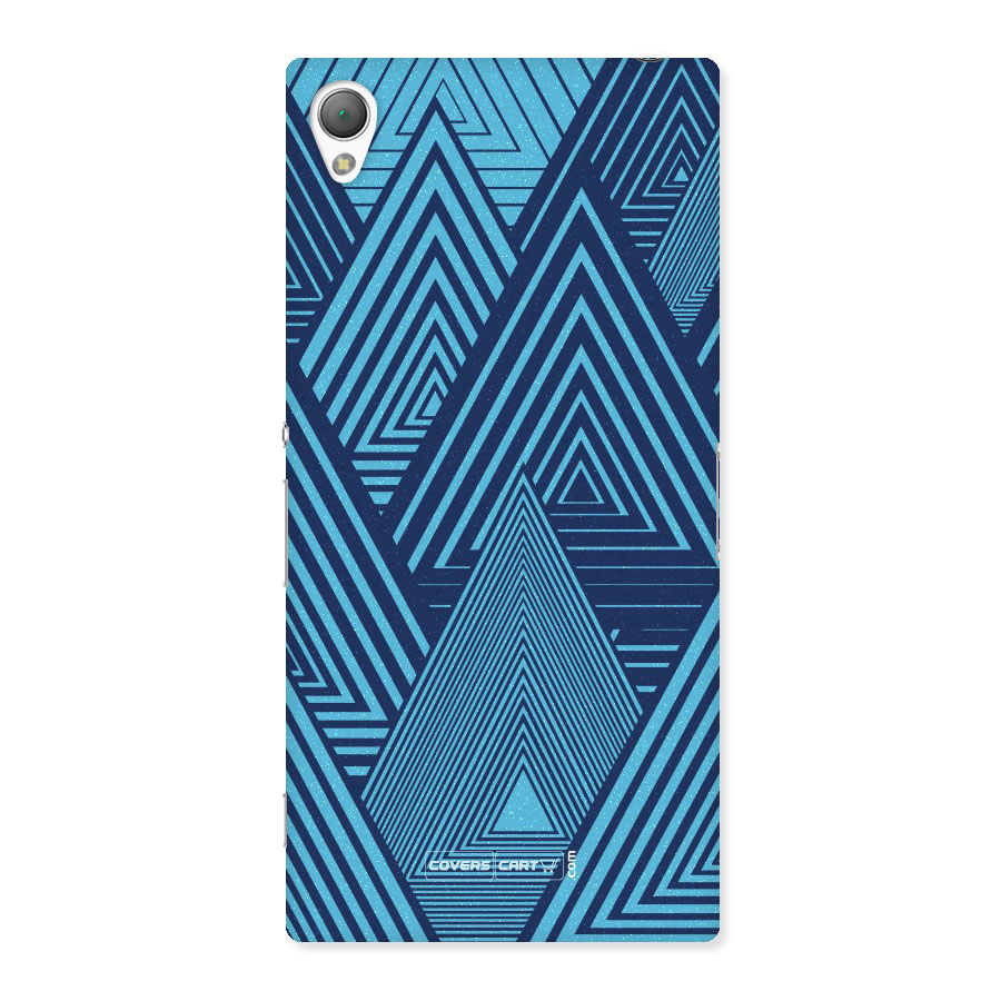 Geometric Blue Print Back Case for Xperia Z3