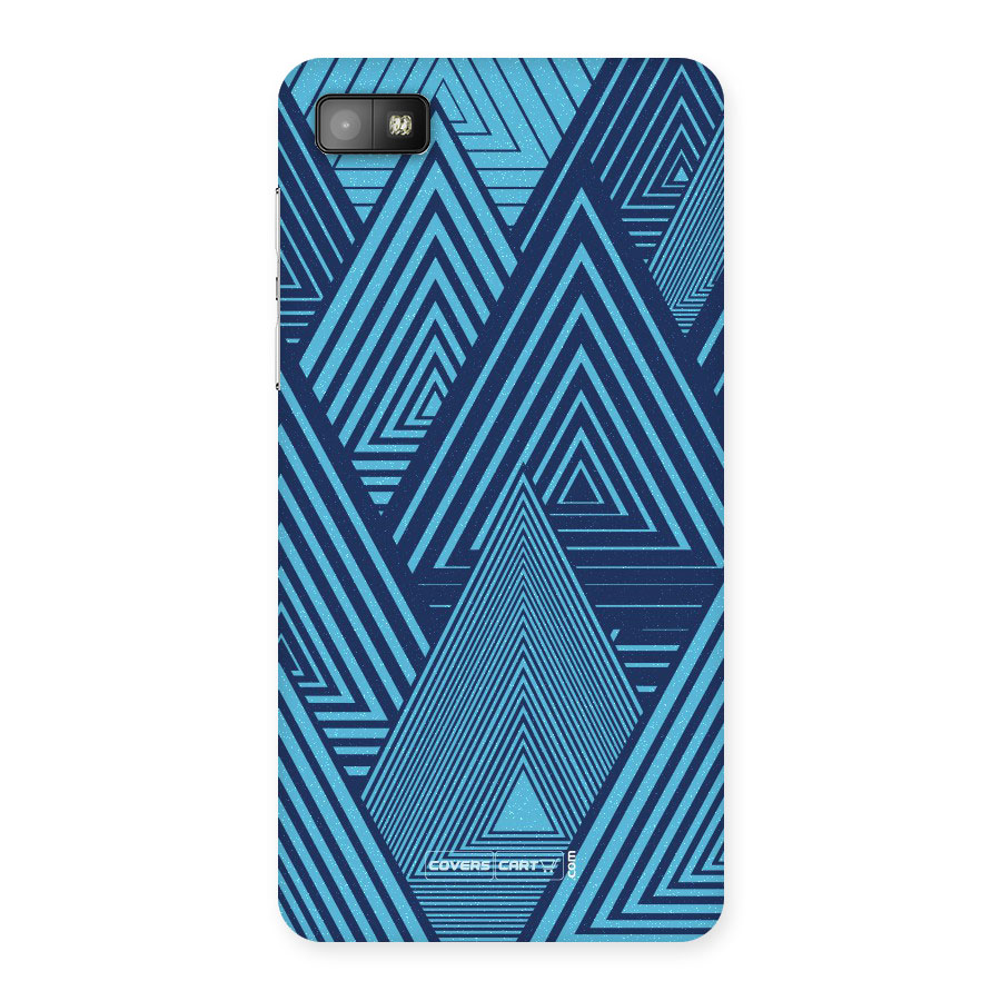 Geometric Blue Print Back Case for Z10