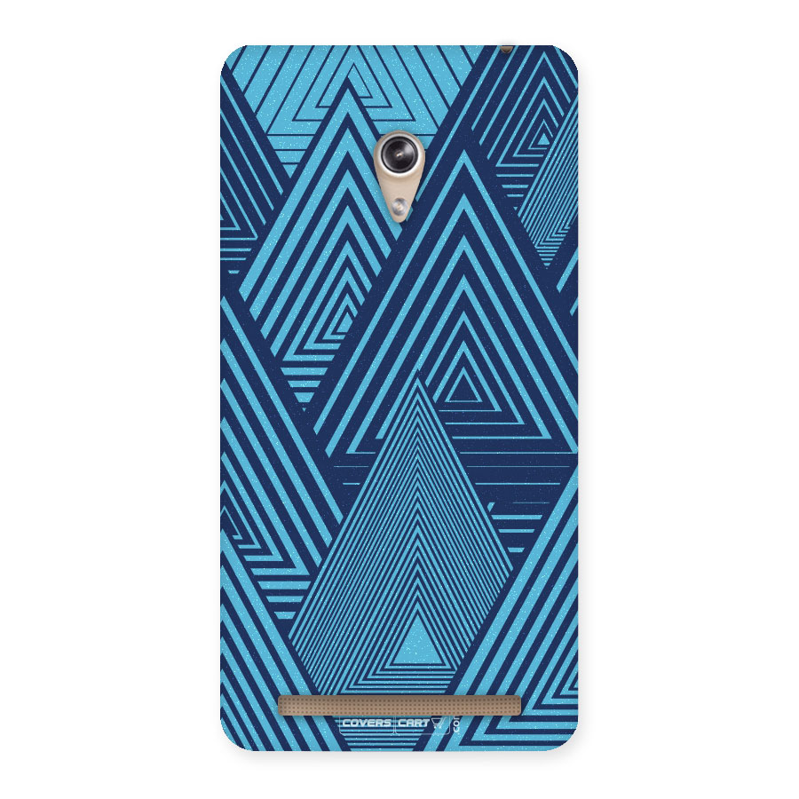 Geometric Blue Print Back Case for Zenfone 6