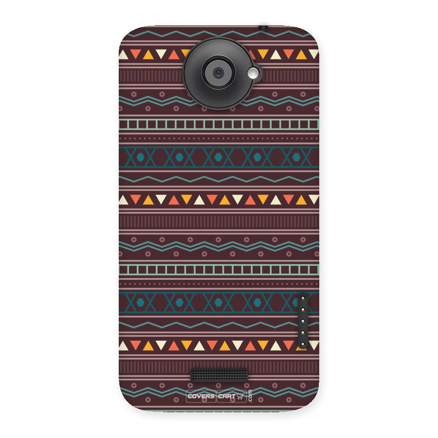 Classic Aztec Pattern Back Case for HTC One X