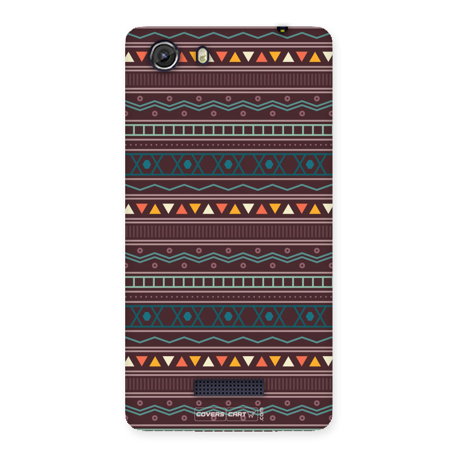 Classic Aztec Pattern Back Case for Micromax Unite 3