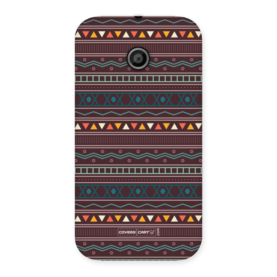 Classic Aztec Pattern Back Case for Moto E
