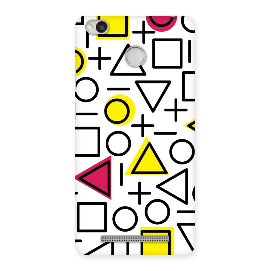 Geometry Pattern Back Case for Redmi 3S Prime