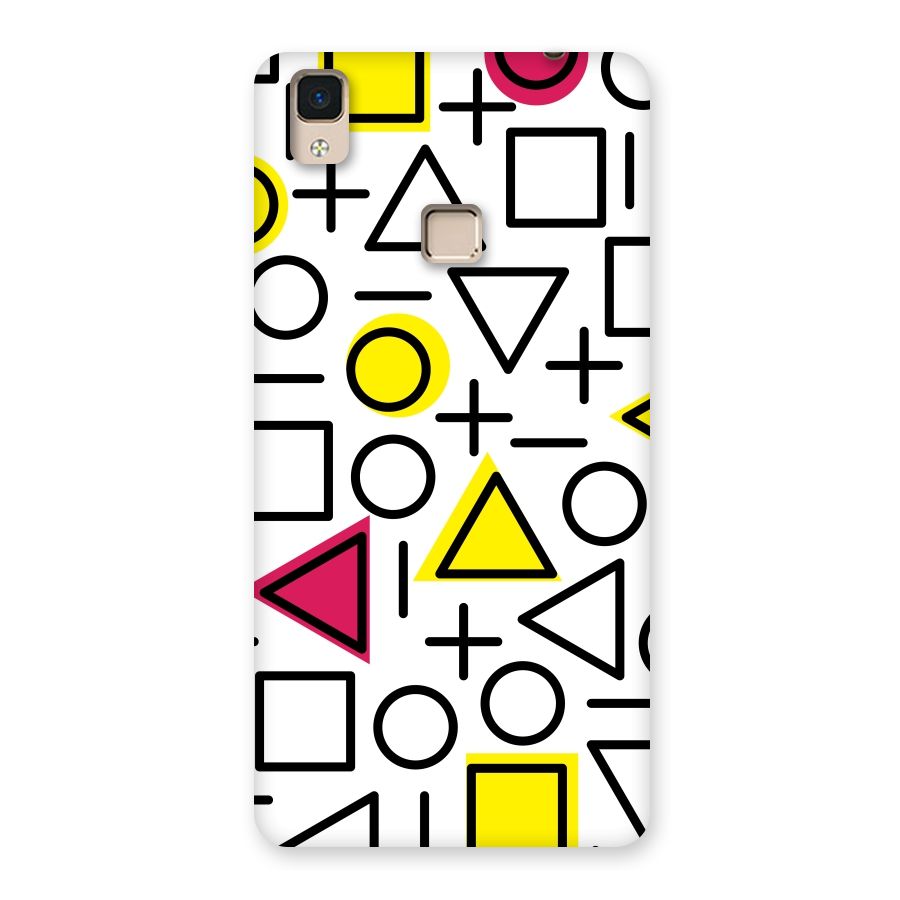 Geometry Pattern Back Case for V3 Max