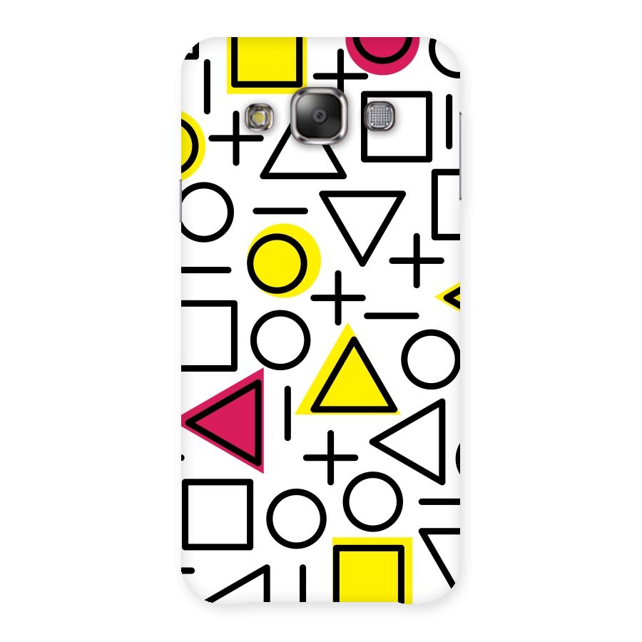 Geometry Pattern Back Case for Galaxy E7