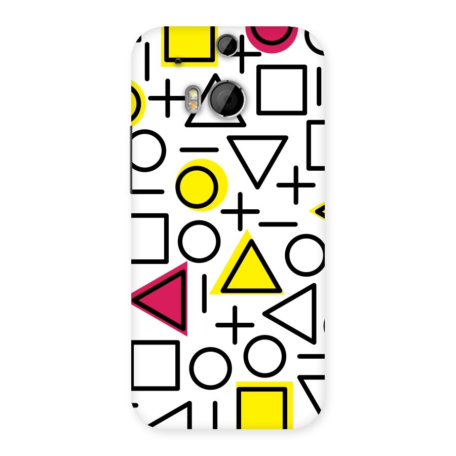 Geometry Pattern Back Case for HTC One M8