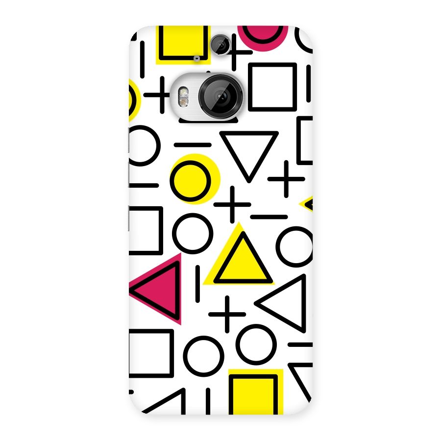 Geometry Pattern Back Case for HTC One M9 Plus