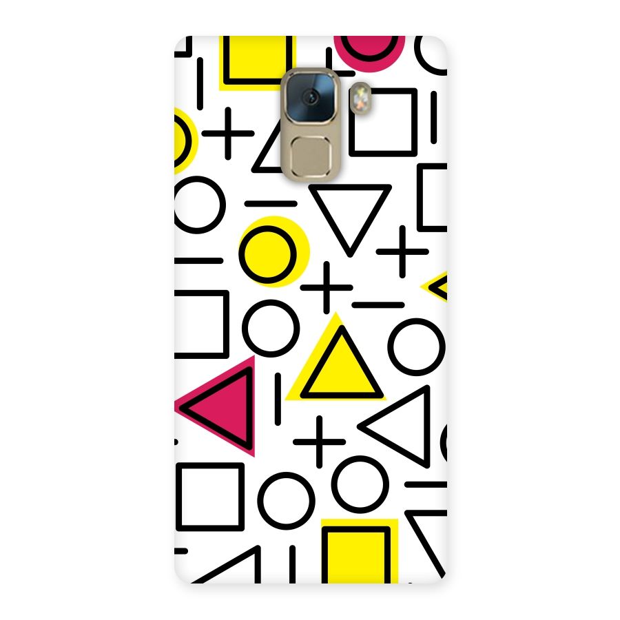 Geometry Pattern Back Case for Huawei Honor 7
