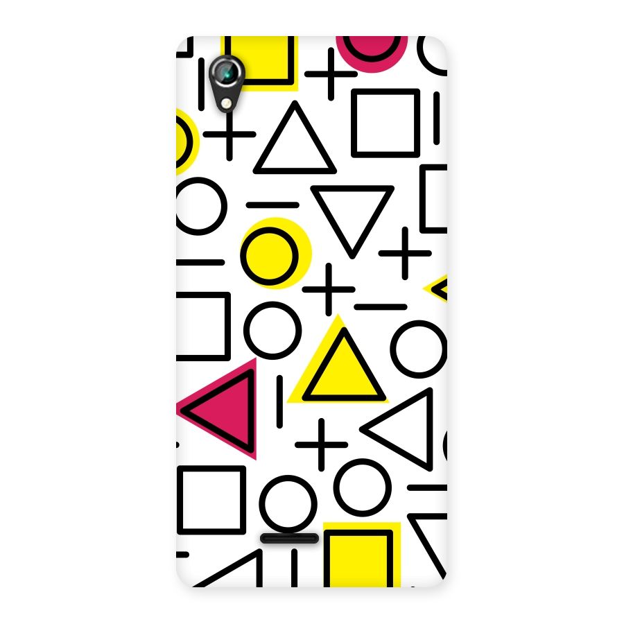 Geometry Pattern Back Case for Lava Iris 800
