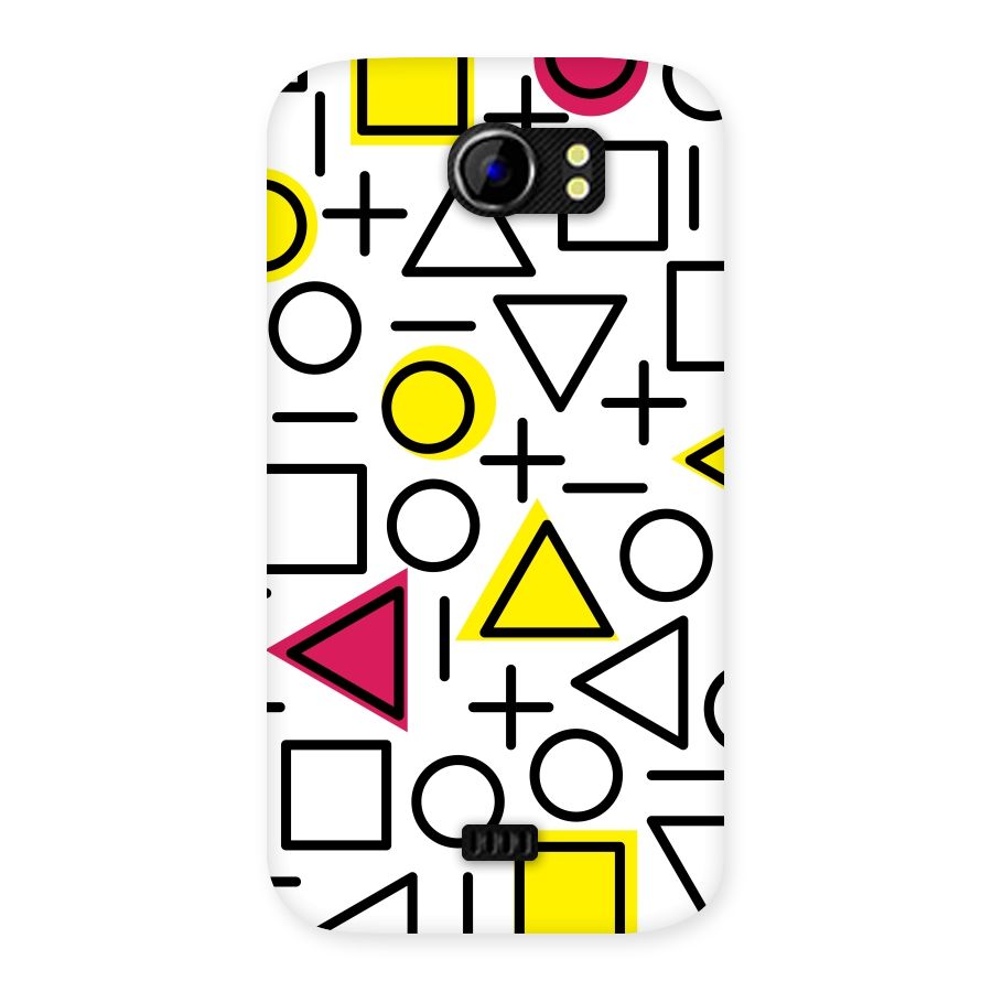 Geometry Pattern Back Case for Micromax Canvas 2 A110