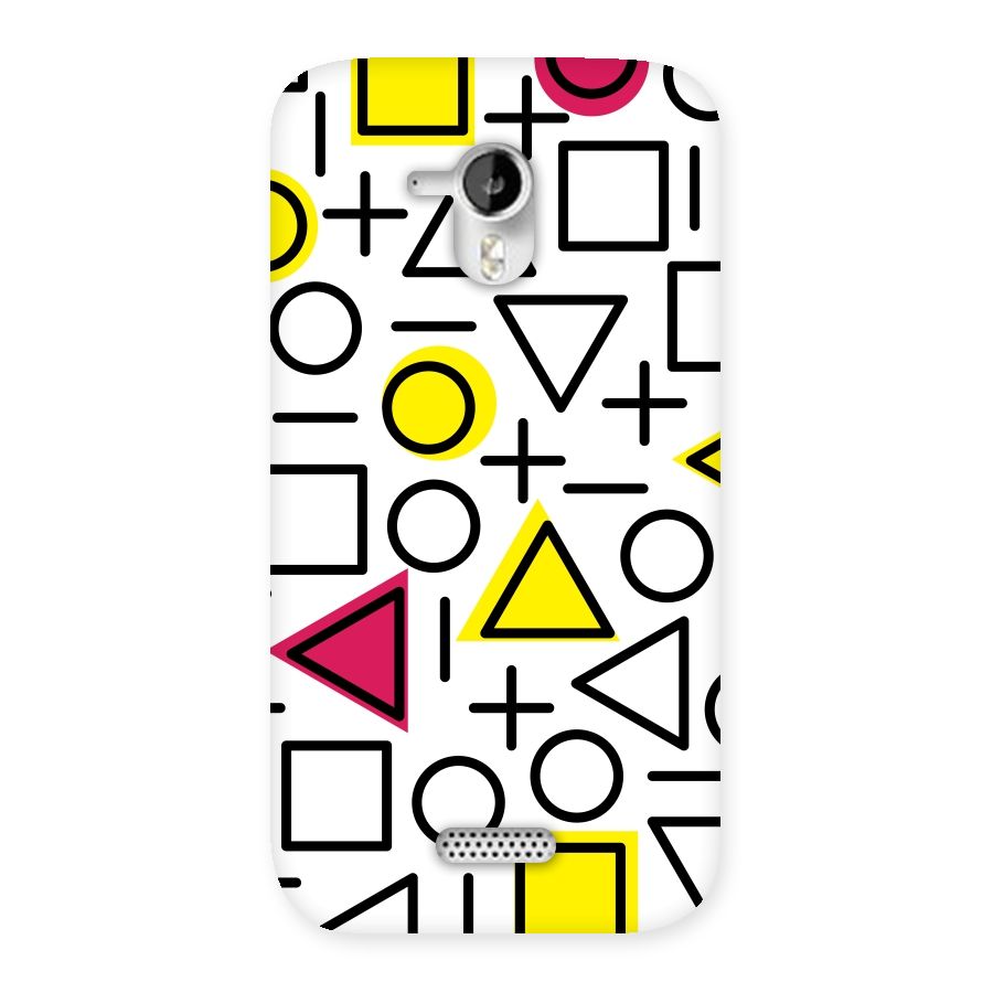Geometry Pattern Back Case for Micromax Canvas HD A116