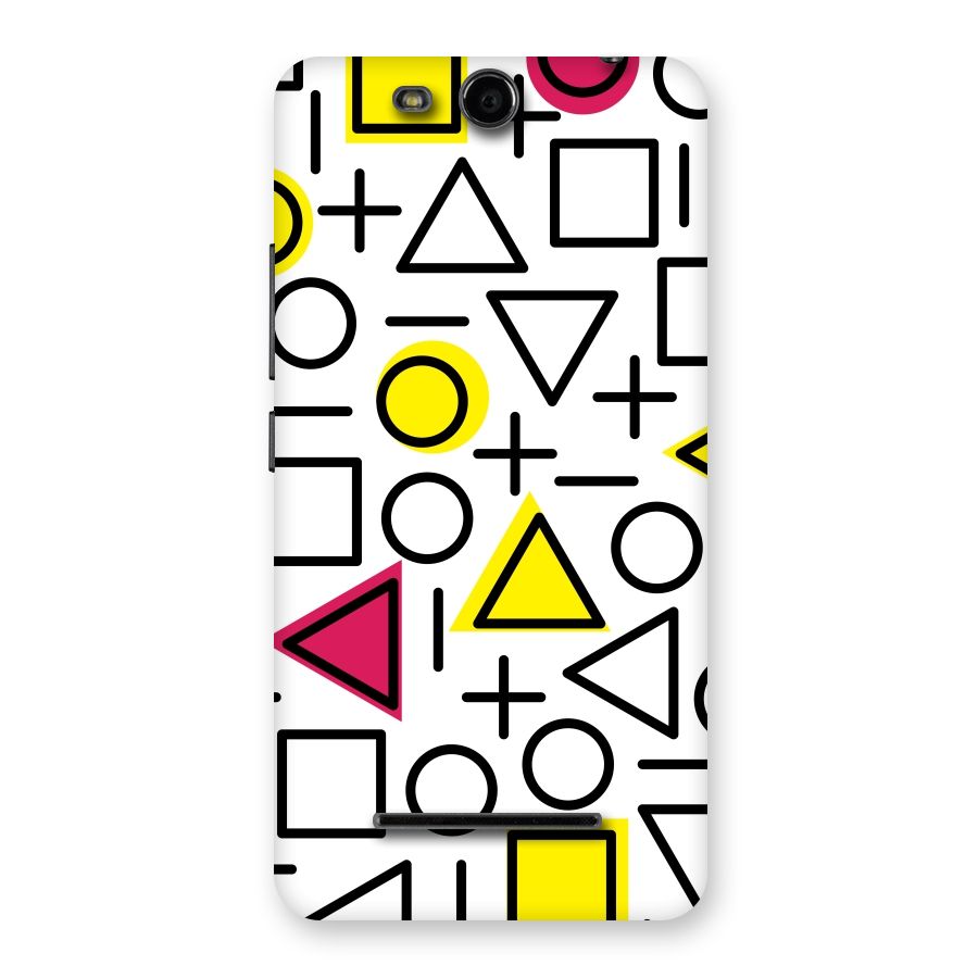 Geometry Pattern Back Case for Micromax Canvas Juice 3 Q392