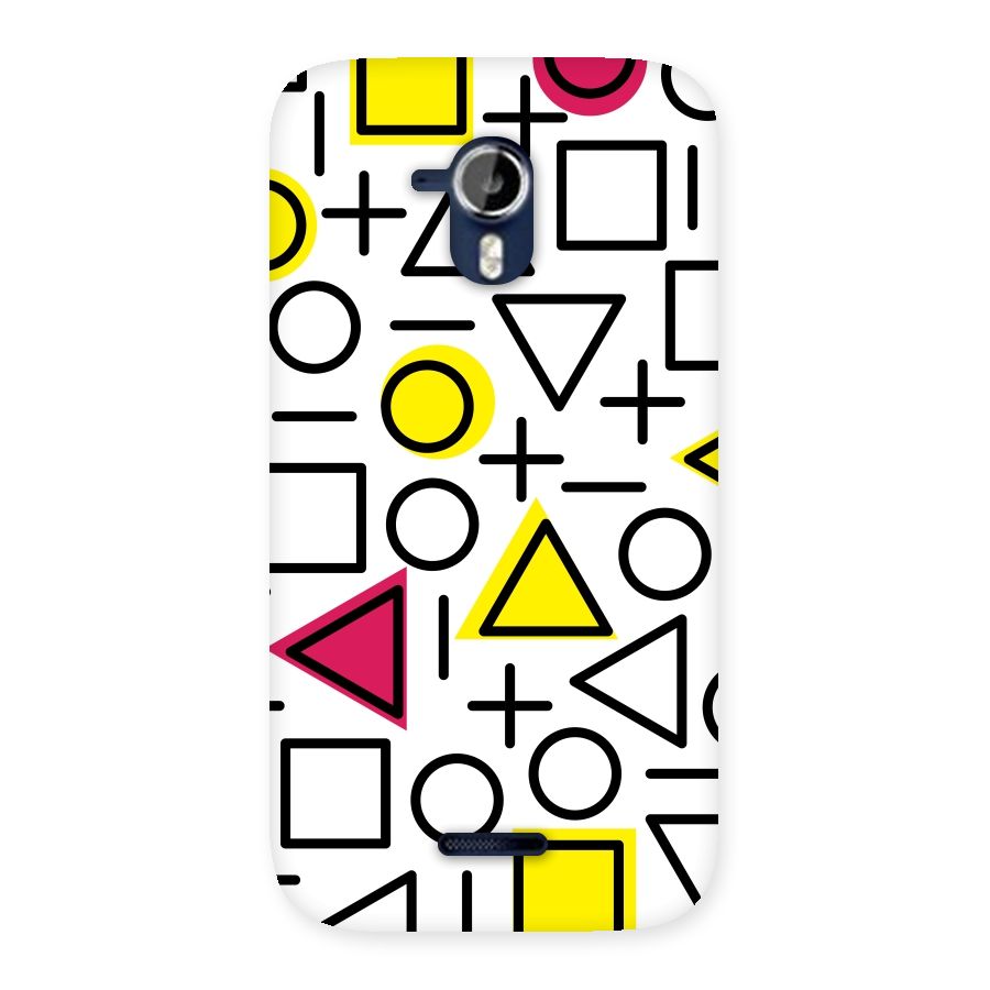 Geometry Pattern Back Case for Micromax Canvas Magnus A117
